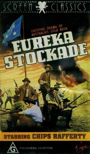 Eureka Stockade - Australian VHS movie cover (thumbnail)