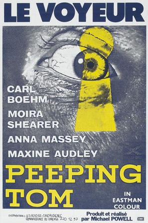 Peeping Tom - French Movie Poster (thumbnail)