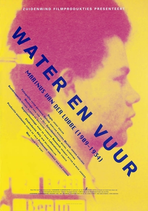 Water en vuur, roerige geschiedenis van Marinus van der Lubbe (1909-1934) - Dutch Movie Poster (thumbnail)