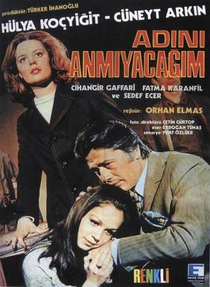 Adini anmayacagim - Turkish Movie Poster (thumbnail)