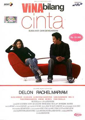 Vina bilang cinta - Indonesian Movie Cover (thumbnail)