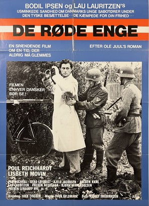 De r&oslash;de enge - Danish Movie Poster (thumbnail)