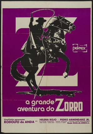 La gran aventura del Zorro - Brazilian Movie Poster (thumbnail)