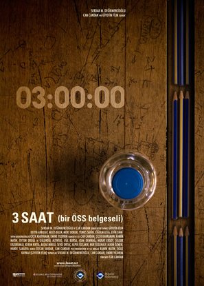 3 Saat - Turkish Movie Poster (thumbnail)