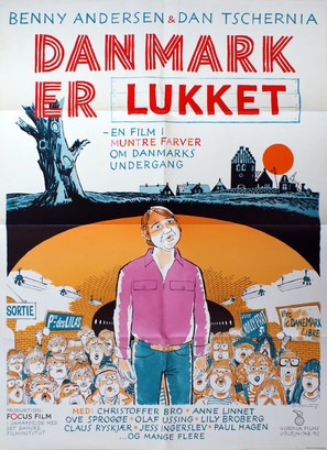 Danmark er lukket - Danish Movie Poster (thumbnail)