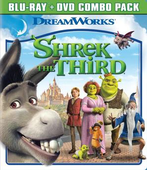Shrek the Third - Blu-Ray movie cover (thumbnail)