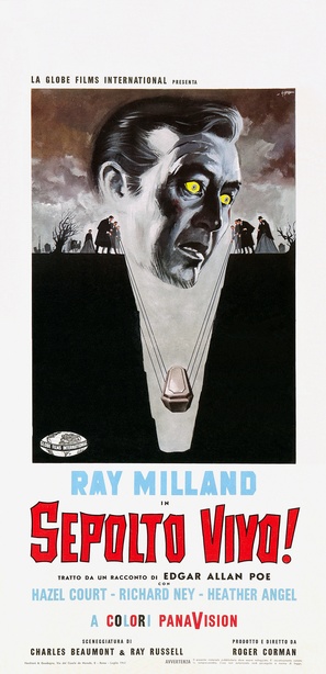 Premature Burial - Italian Movie Poster (thumbnail)