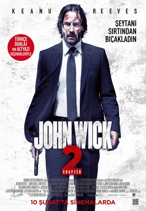 John Wick: Chapter Two - Turkish Movie Poster (thumbnail)