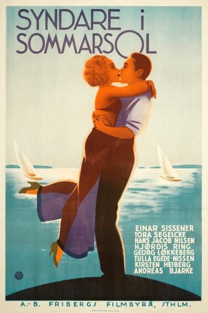 Syndere i sommersol - Swedish Movie Poster (thumbnail)