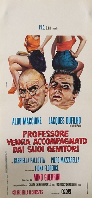 Professore venga accompagnato dai suoi genitori - Italian Movie Poster (thumbnail)