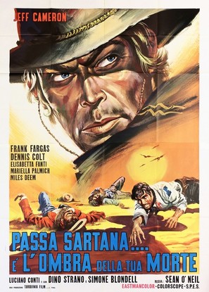 Passa Sartana... &egrave; l&#039;ombra della tua morte - Italian Movie Poster (thumbnail)