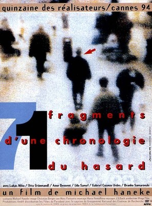 71 Fragmente einer Chronologie des Zufalls - French poster (thumbnail)