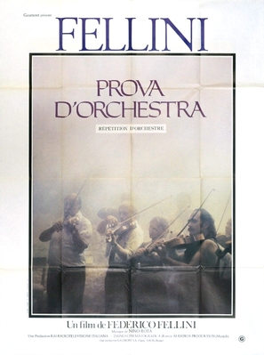 Prova d&#039;orchestra - French Movie Poster (thumbnail)