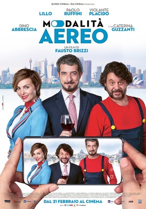 Modalit&agrave; aereo - Italian Movie Poster (thumbnail)
