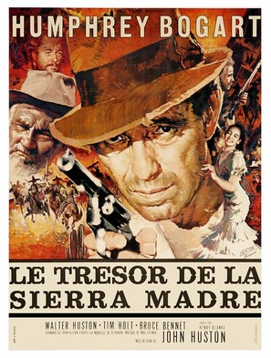 The Treasure of the Sierra Madre - French Movie Poster (thumbnail)