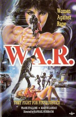W.A.R.: Women Against Rape - Dutch VHS movie cover (thumbnail)
