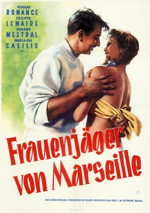 Le tournant dangereux - German Movie Poster (thumbnail)