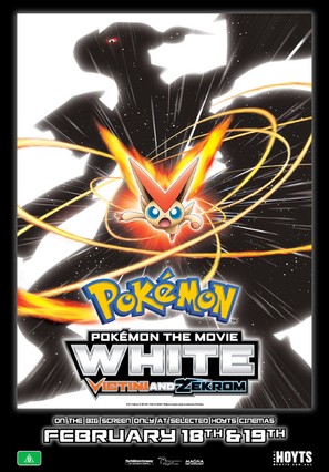 Pokemon the Movie: White - Victini and Zekrom - Australian Movie Poster (thumbnail)