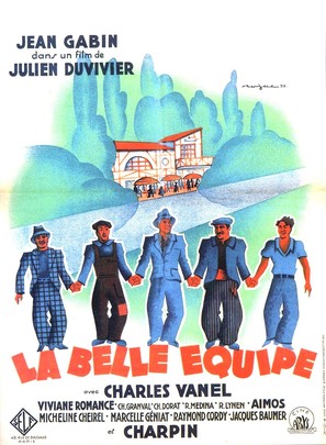 La belle &eacute;quipe - French Movie Poster (thumbnail)