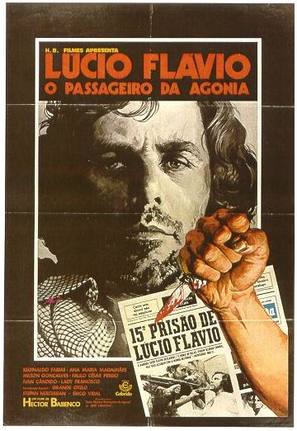 L&uacute;cio Fl&aacute;vio, o Passageiro da Agonia - Brazilian Movie Poster (thumbnail)