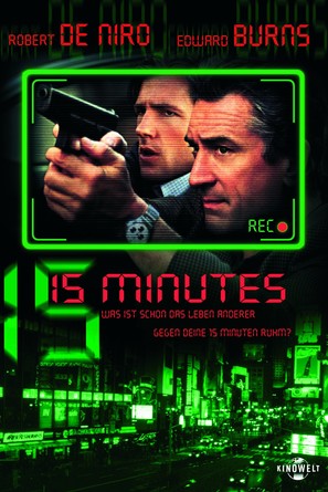 15 Minutes - German Movie Poster (thumbnail)