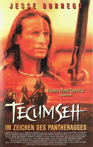 Tecumseh: The Last Warrior - German VHS movie cover (thumbnail)