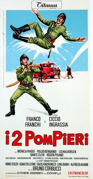 I due pompieri - Italian Movie Poster (thumbnail)