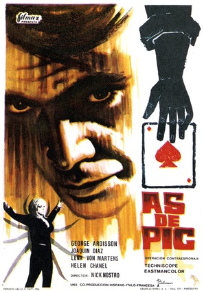 Asso di picche - Operazione controspionaggio - Spanish Movie Poster (thumbnail)