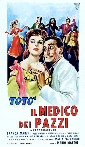 Il medico dei pazzi - Italian Movie Poster (thumbnail)