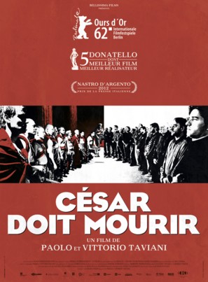 Cesare deve morire - French Movie Poster (thumbnail)