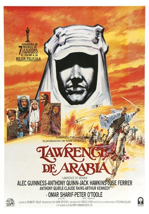 Lawrence of Arabia - Spanish Movie Poster (thumbnail)
