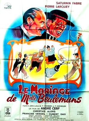 Le mariage de Mademoiselle Beulemans - French Movie Poster (thumbnail)