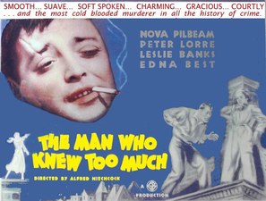 The Man Who Knew Too Much - British Movie Poster (thumbnail)