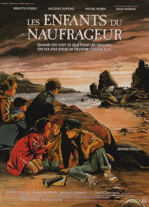 Les enfants du naufrageur - French Movie Poster (thumbnail)