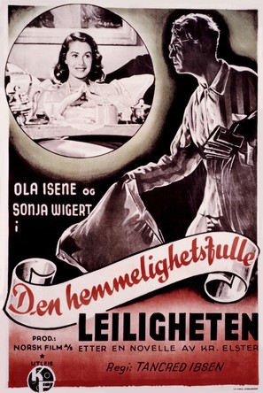 Den hemmelighetsfulle leiligheten - Norwegian Movie Poster (thumbnail)