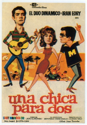 Una Chica para dos - Spanish Movie Poster (thumbnail)