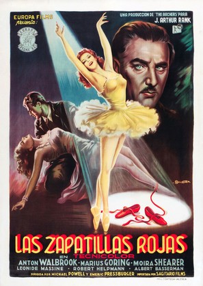 The Red Shoes - Spanish Movie Poster (thumbnail)