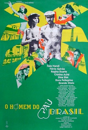 Homem do Pau-Brasil, O - Brazilian Movie Poster (thumbnail)