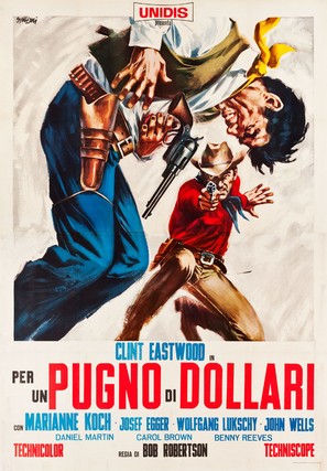 Per un pugno di dollari - Italian Movie Poster (thumbnail)