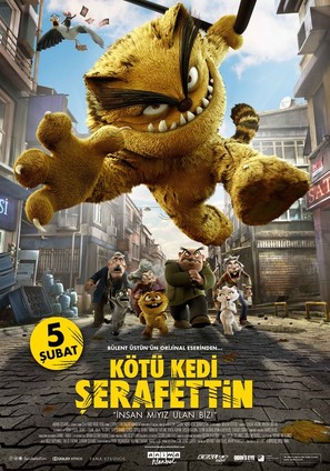 K&ouml;t&uuml; Kedi Serafettin - Turkish Movie Poster (thumbnail)