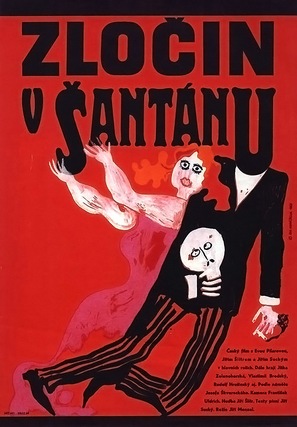Zlocin v sant&aacute;nu - Czech Movie Poster (thumbnail)