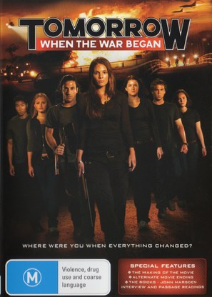 Tomorrow, When the War Began - Australian DVD movie cover (thumbnail)