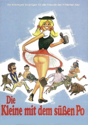Die Kleine mit dem s&uuml;&szlig;en Po - German Movie Poster (thumbnail)