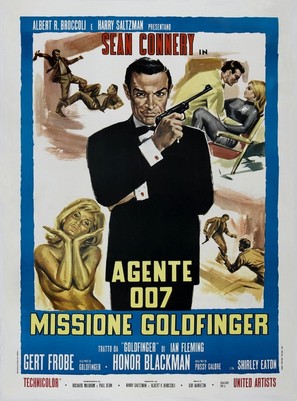 Goldfinger - Italian Movie Poster (thumbnail)