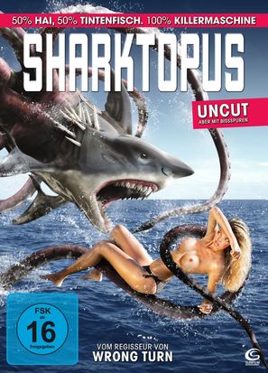 Sharktopus - German DVD movie cover (thumbnail)