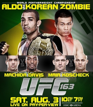 UFC 163: Aldo vs. Korean Zombie - Movie Poster (thumbnail)