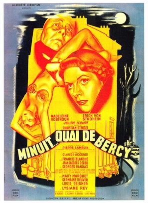 Minuit... Quai de Bercy - French Movie Poster (thumbnail)