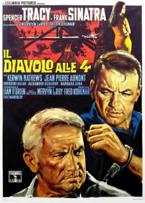 The Devil at 4 O&#039;Clock - Italian Movie Poster (thumbnail)