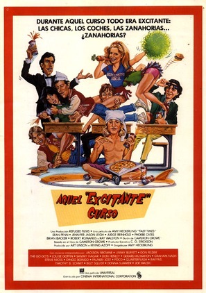 Fast Times At Ridgemont High - Spanish Movie Poster (thumbnail)