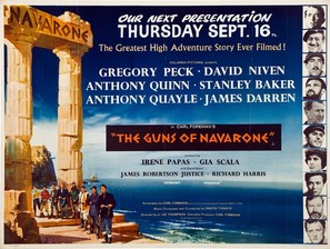 The Guns of Navarone - British Movie Poster (thumbnail)